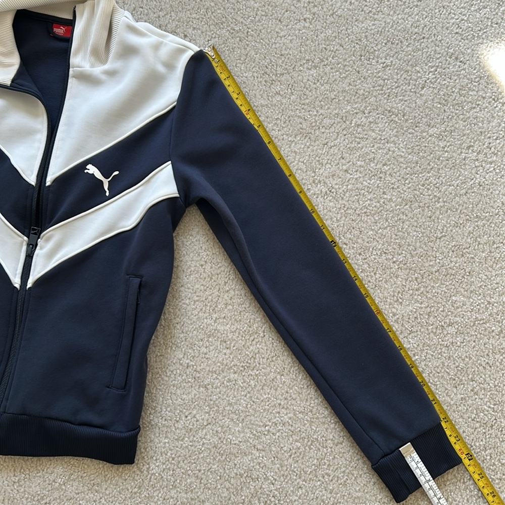 PUMA Women’s Navy Track Jacket Sz S - Picture 9 of 14